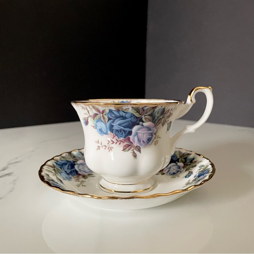 Moonlight Rose Cup & Saucer by Royal Albert